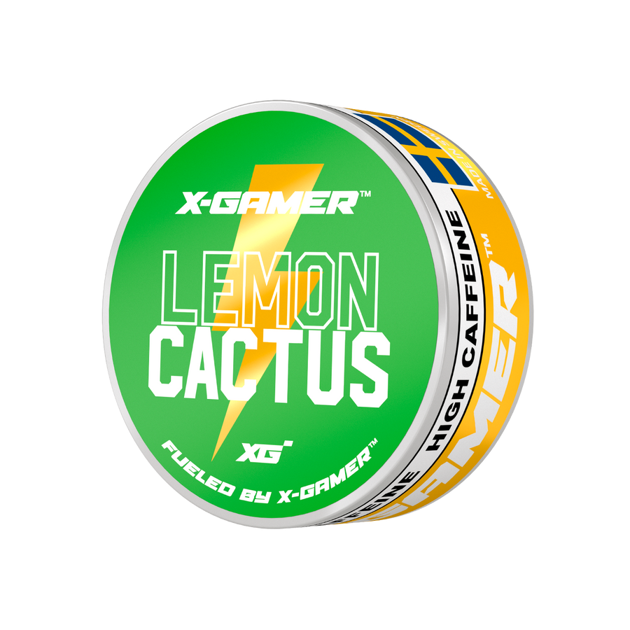 X-GAMER - LEMON CACTUS ENERGY POUCHES