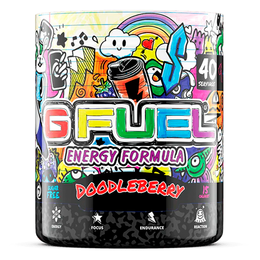 G FUEL energy, Doodleberry, tub,  product front