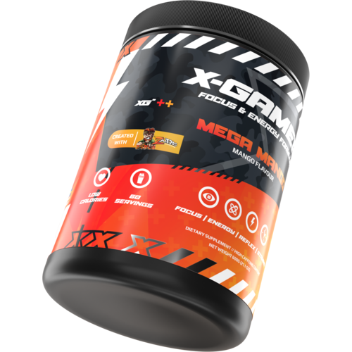 X-Gamer - Mega Mango (X-Tubz 600g / 60 servings) - Fandrops.no