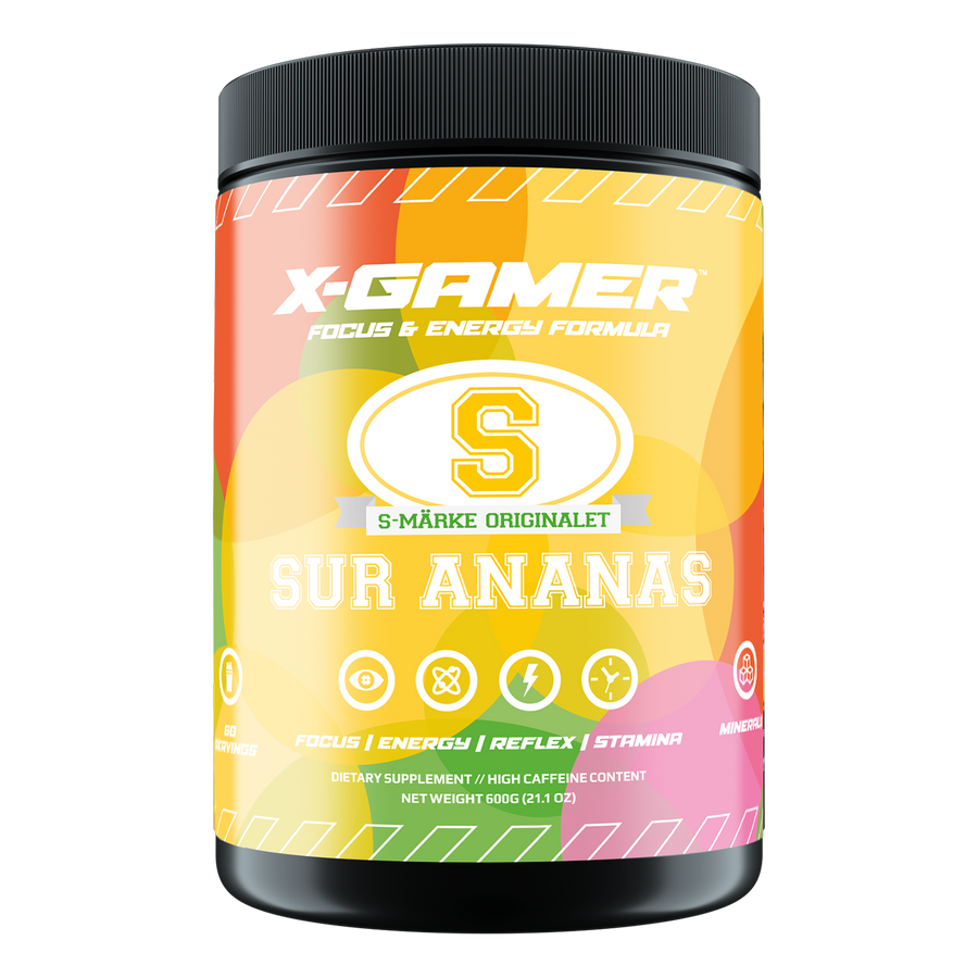 X-Gamer S-Märke Sur Ananas (Sour Pineapple) - (60 servings)